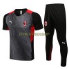 AC Mailand Trainingsshirts Suit 2022-23 Grau Schwarz Für Herren